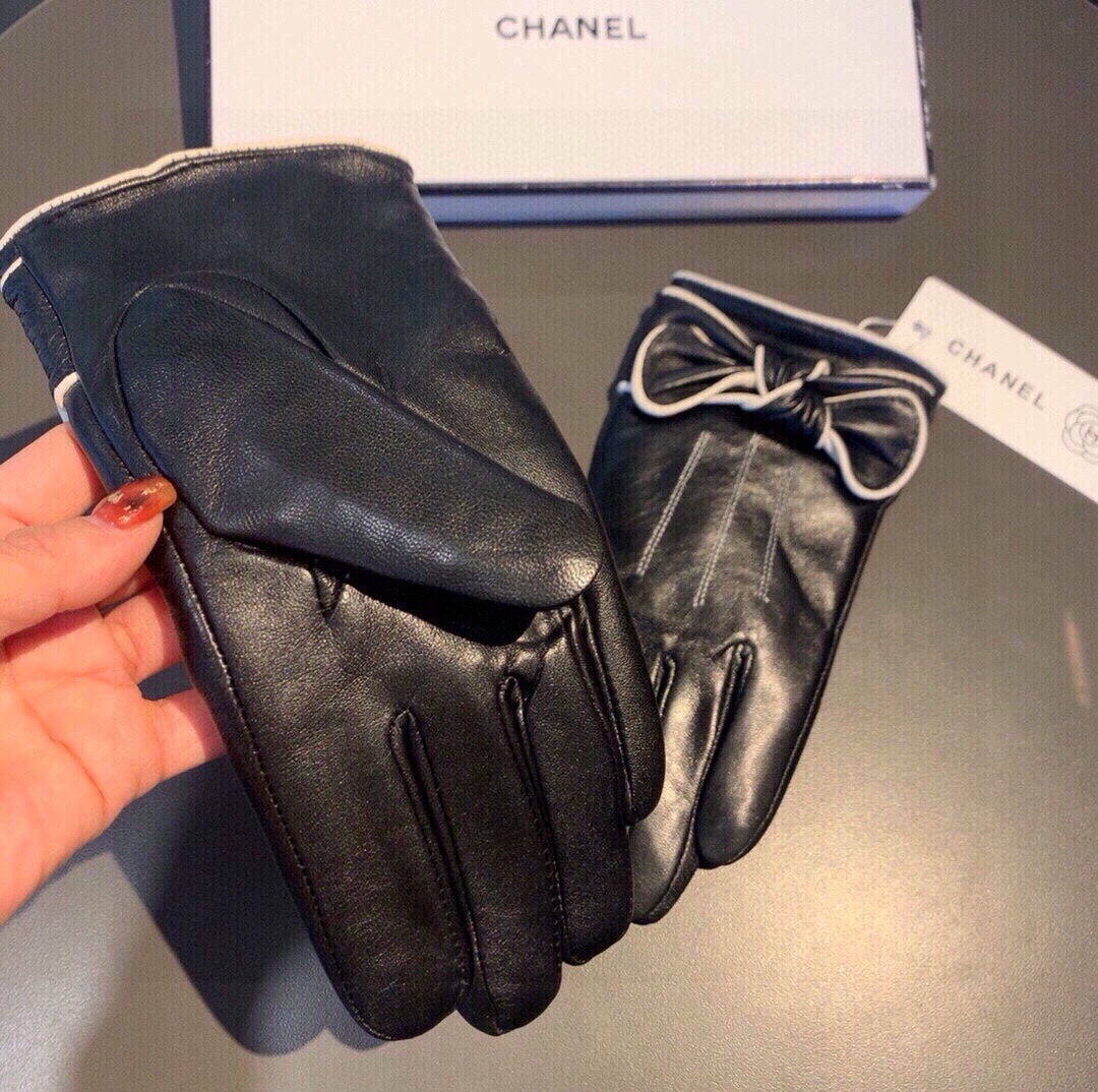 GLOVES IN BLACK LAMBSKIN 462262 mysite