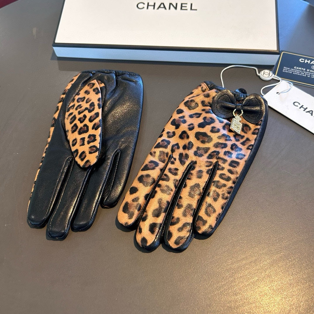 GLOVES IN PERU BROWN MONOGRAM LAMBSKIN 465005 mysite