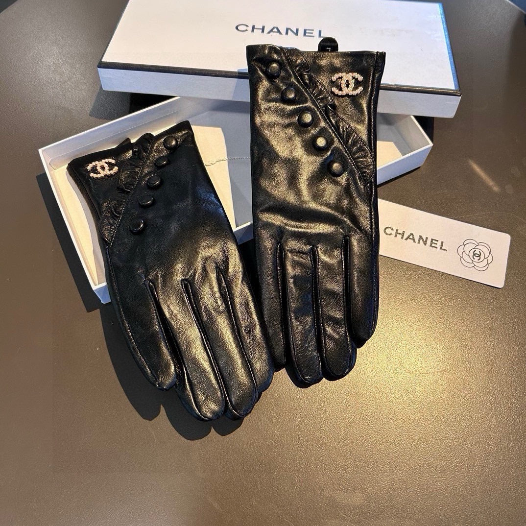 GLOVES IN BLACK LAMBSKIN 466772 mysite