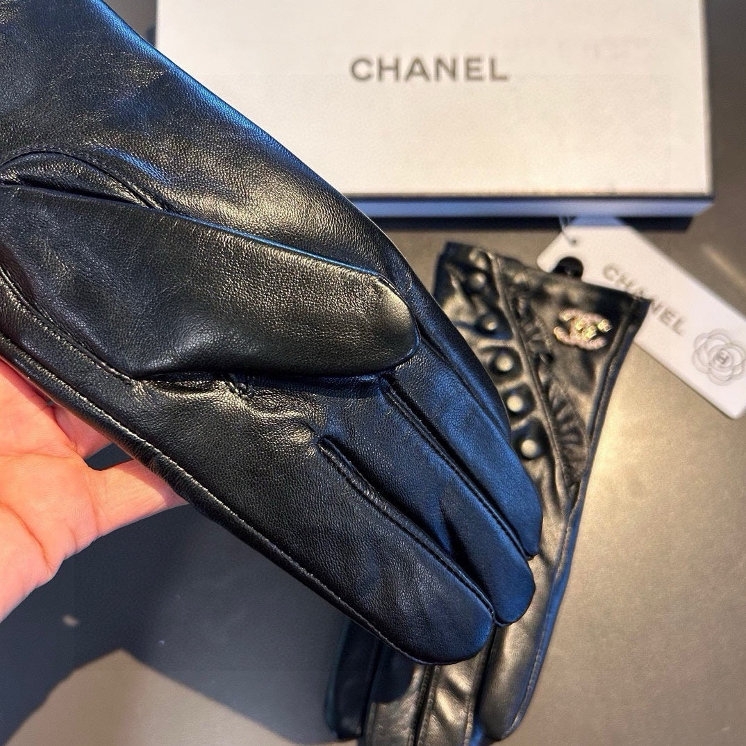 GLOVES IN BLACK LAMBSKIN 466772 mysite