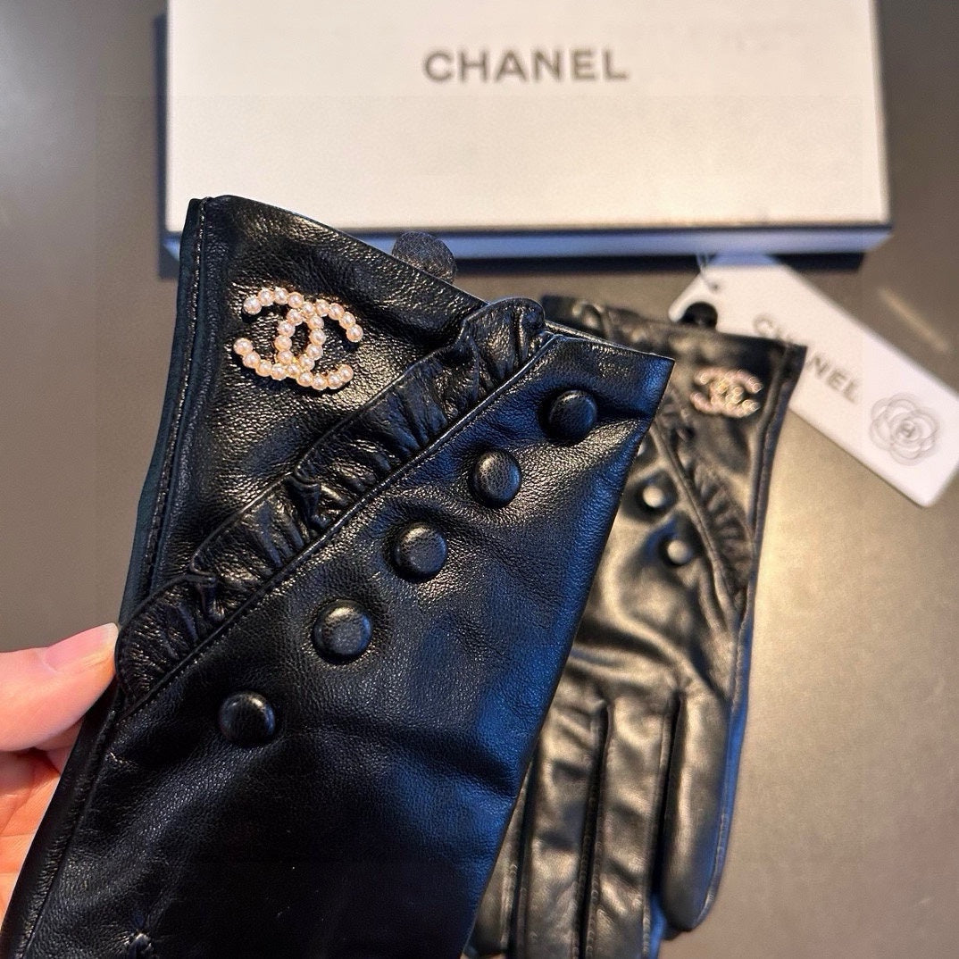 GLOVES IN BLACK LAMBSKIN 466772 mysite