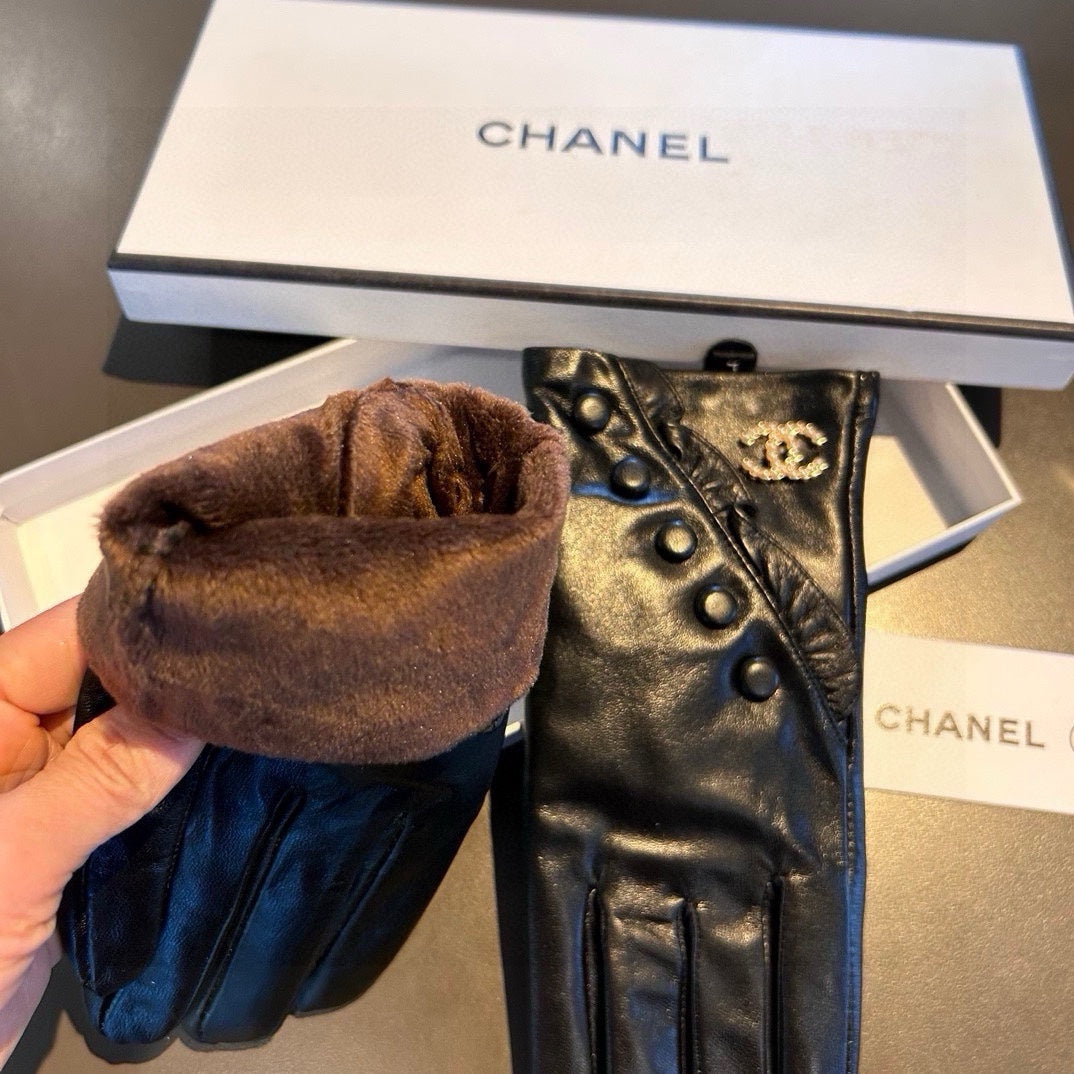 GLOVES IN BLACK LAMBSKIN 466772 mysite