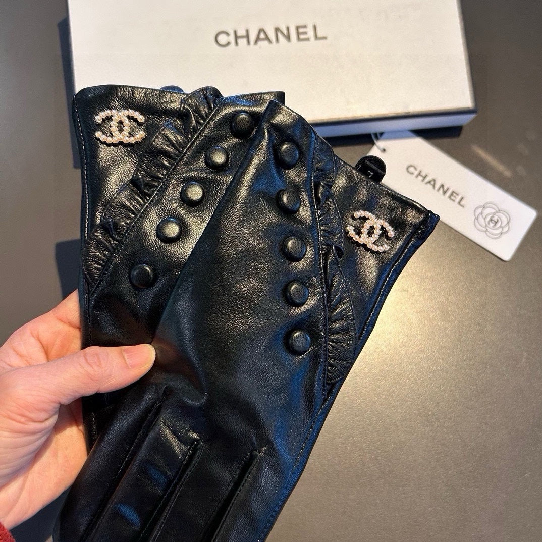 GLOVES IN BLACK LAMBSKIN 466772 mysite