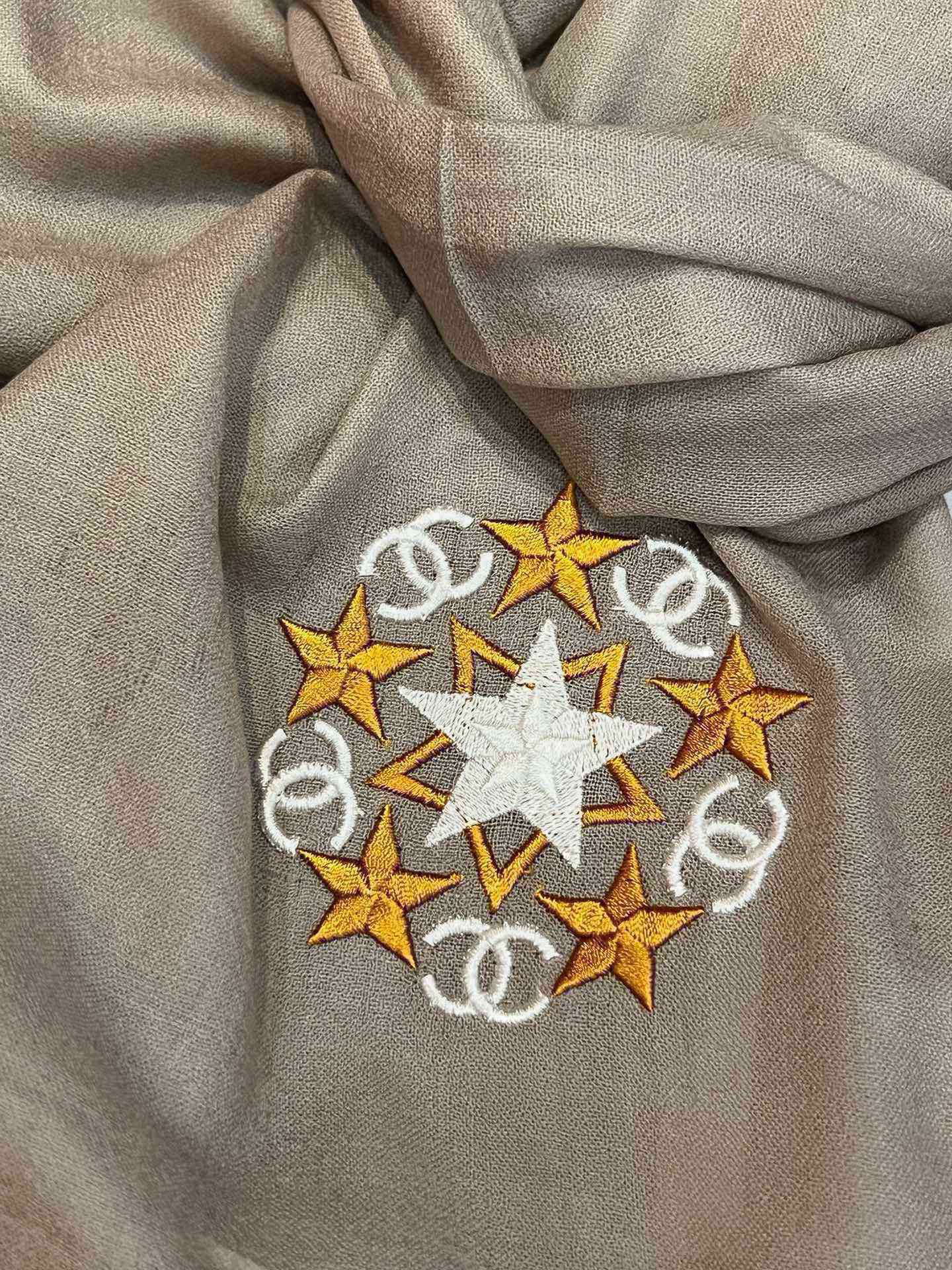 SCARF 200 CM IN MEDIUM BROWN CASHMERE 394614 mysite