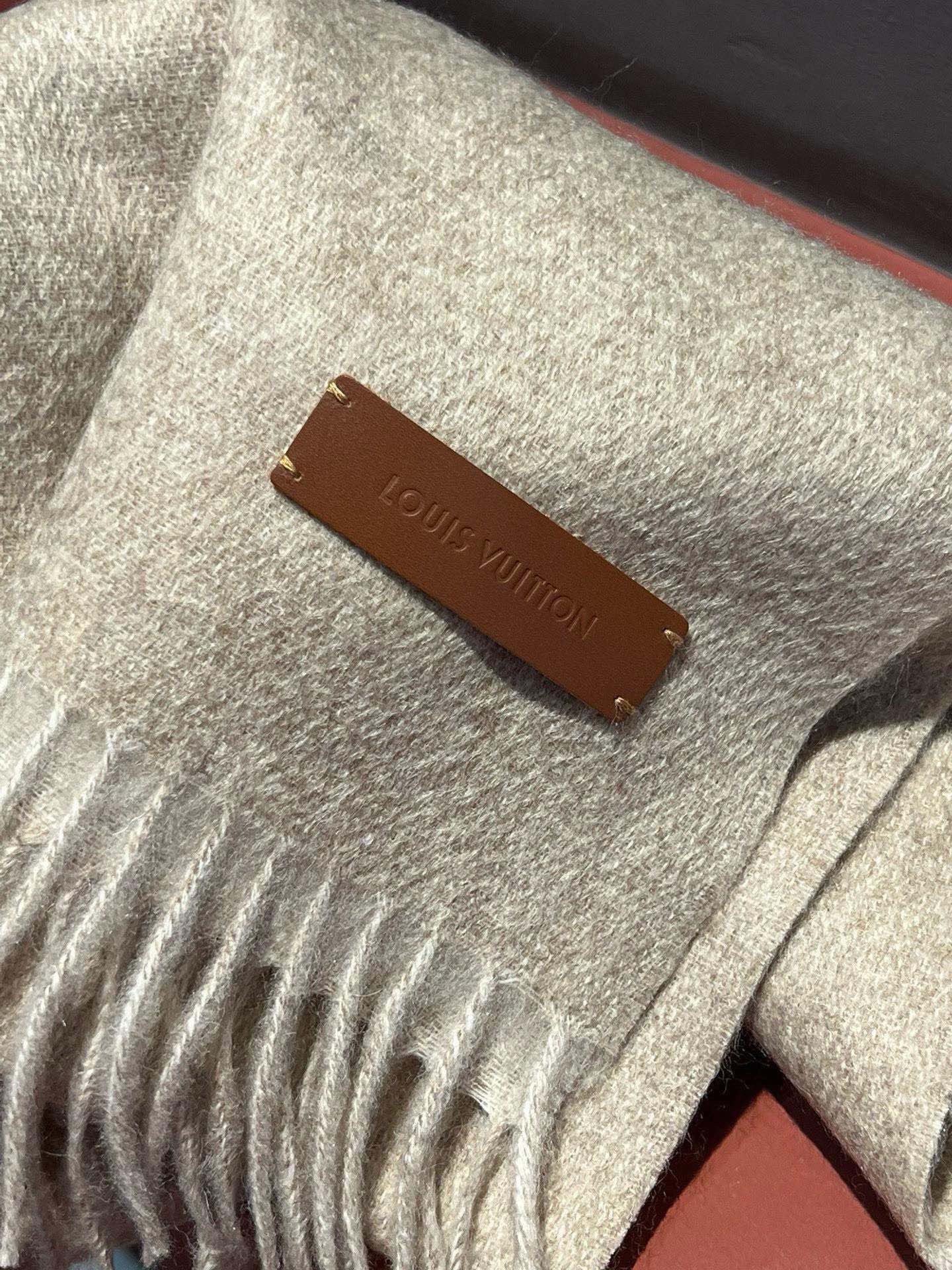 SCARF 180 CM IN TAN BEIGE CASHMERE 396478 mysite