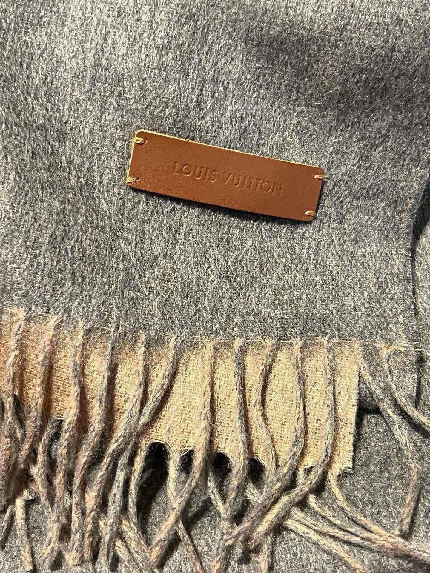 SCARF 180 CM IN MOUSE GRAY CASHMERE 396479 mysite