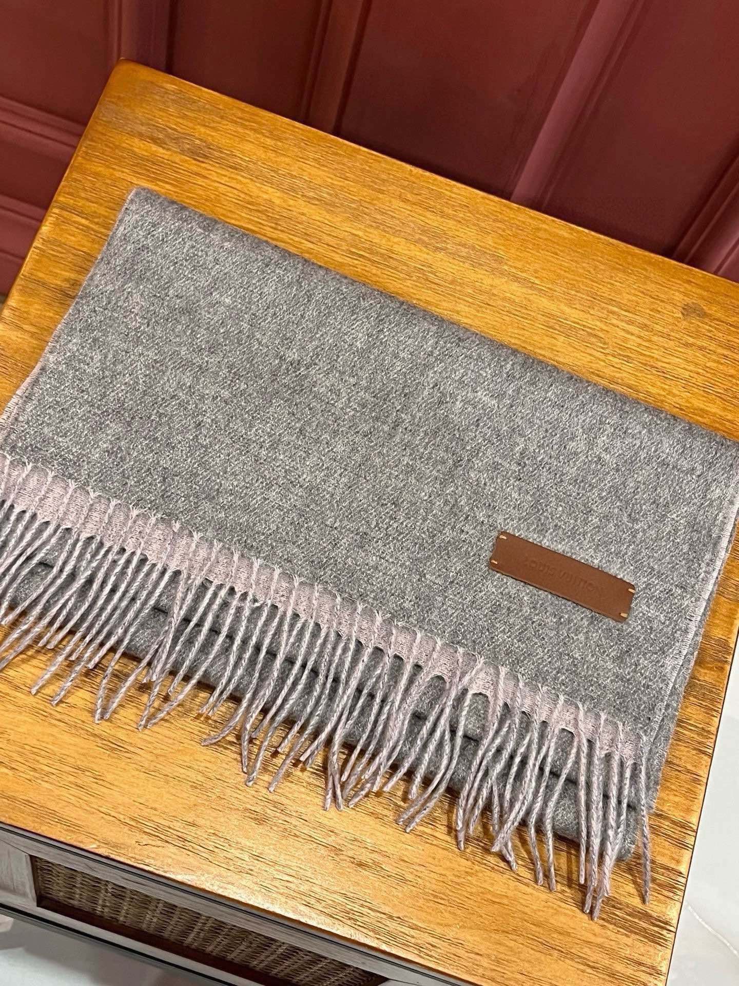 SCARF 180 CM IN DOVE GRAY CASHMERE 396481 mysite
