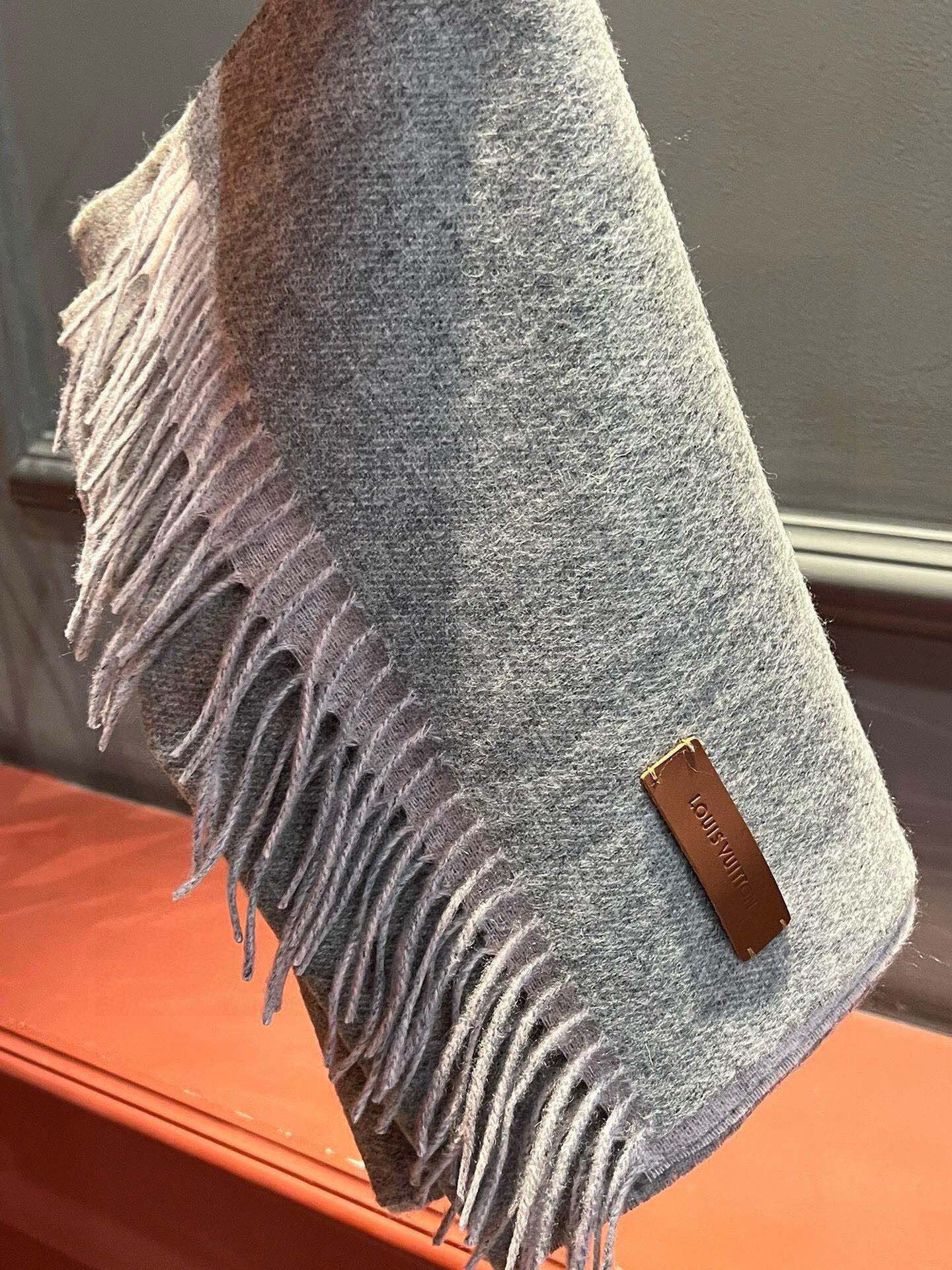 SCARF 180 CM IN DOVE GRAY CASHMERE 396481 mysite