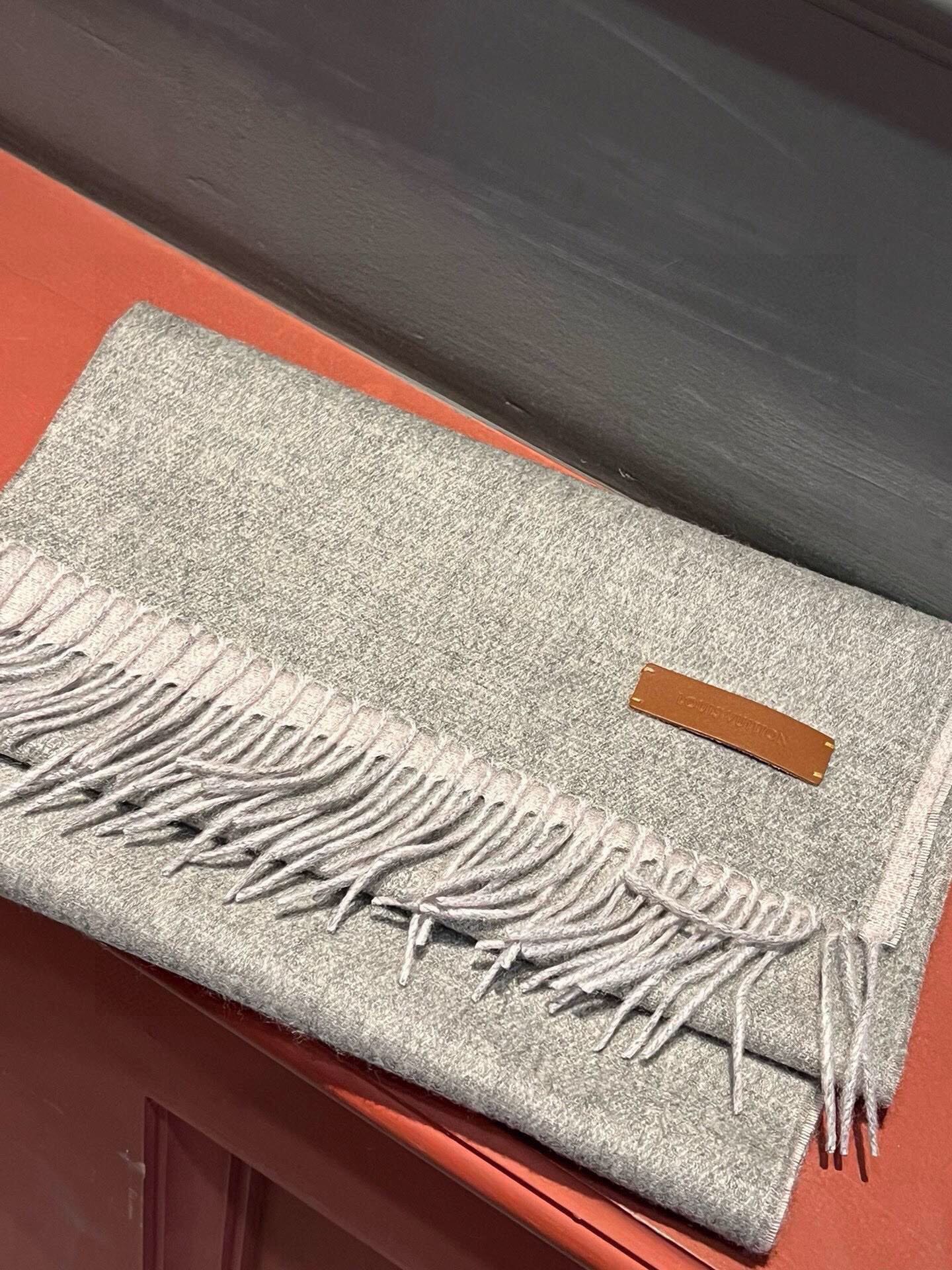 SCARF 180 CM IN DOVE GRAY CASHMERE 396481 mysite