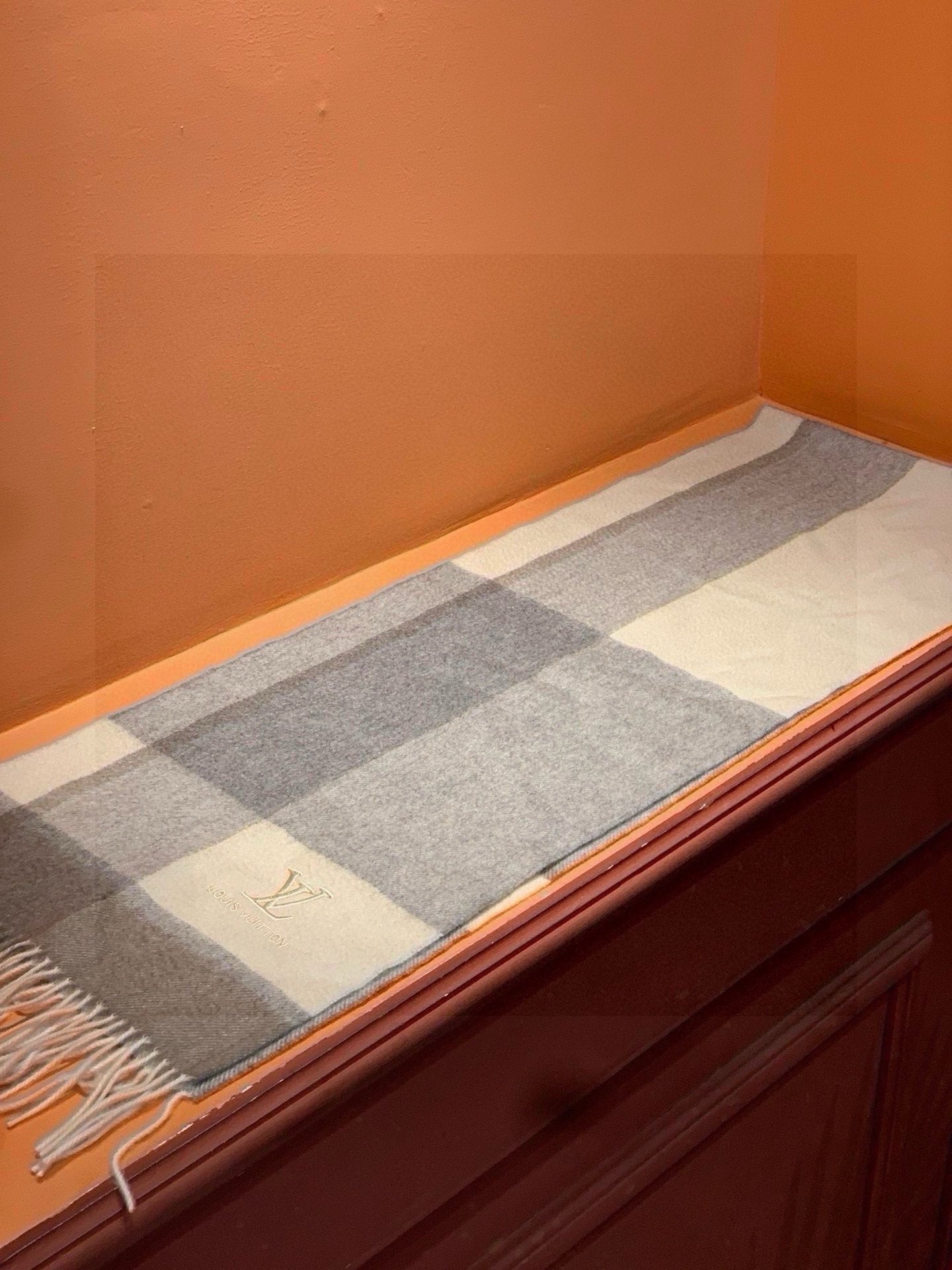 SCARF 180 CM IN DOVE GRAY MIX WHITE CASHMERE 399873 mysite