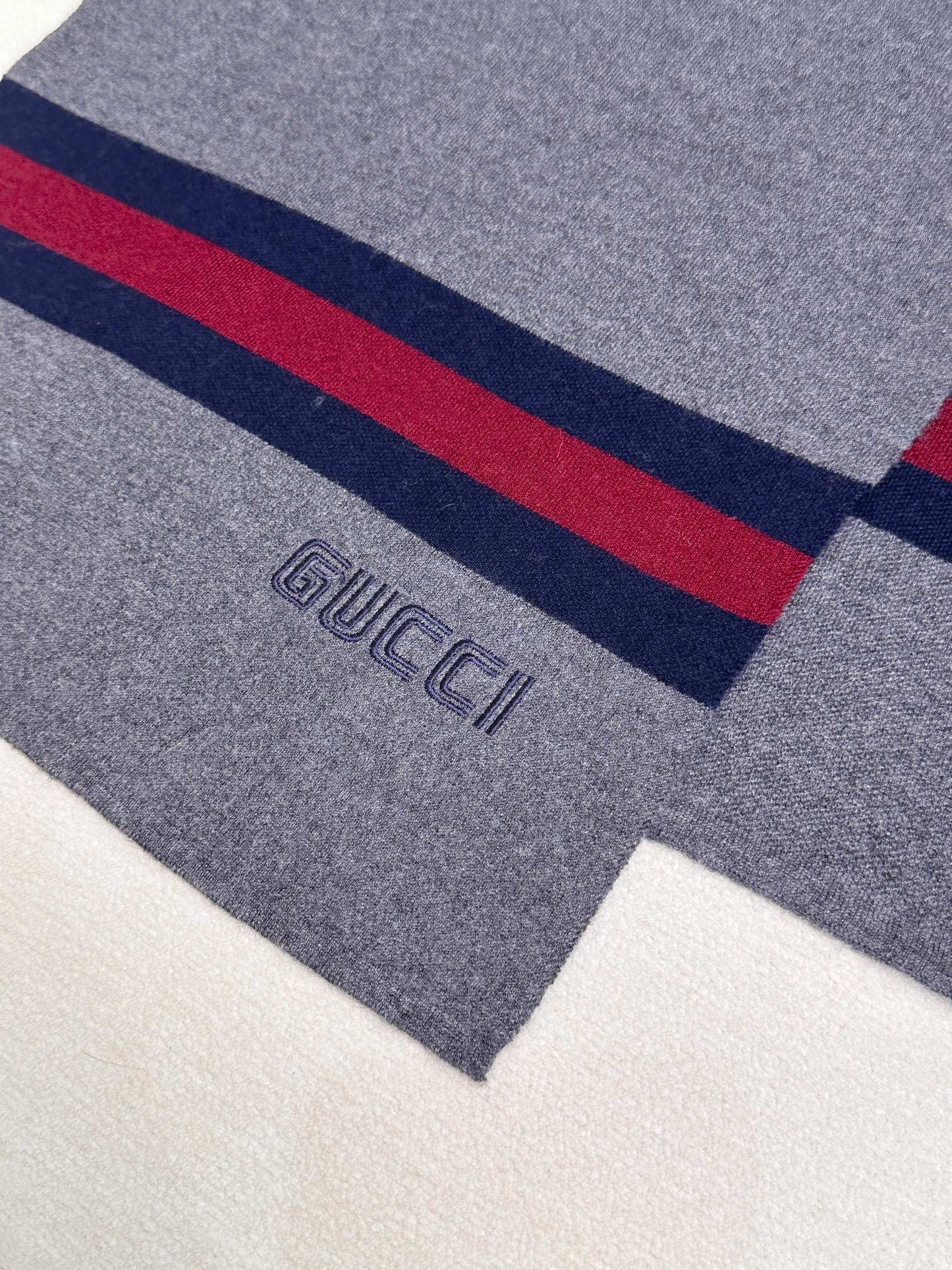 SCARF 180 CM IN SHARK GRAY CASHMERE 398451 mysite