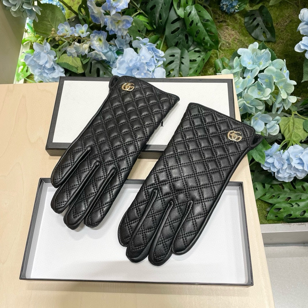 TOUCHSCREEN GLOVES IN BLACK LAMBSKIN 427401 mysite