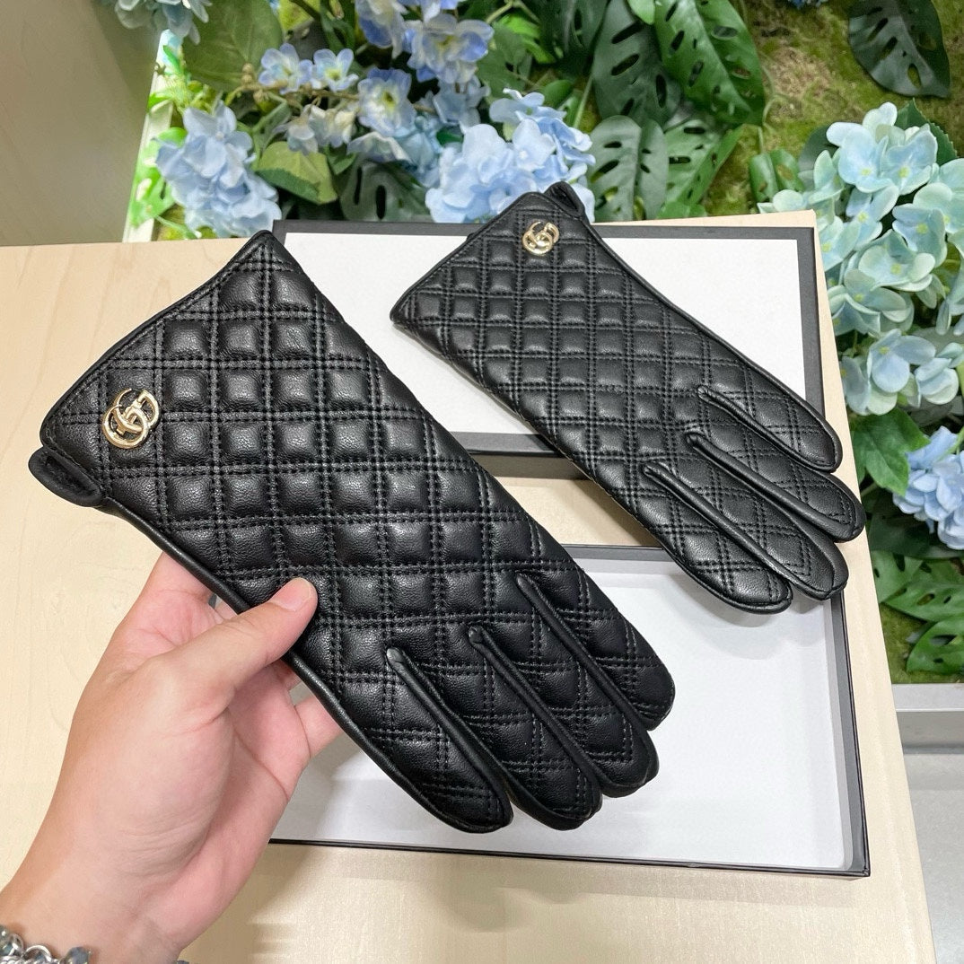 TOUCHSCREEN GLOVES IN BLACK LAMBSKIN 427401 mysite