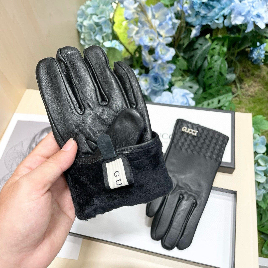 GLOVES IN BLACK SHEEPSKIN 456295 mysite
