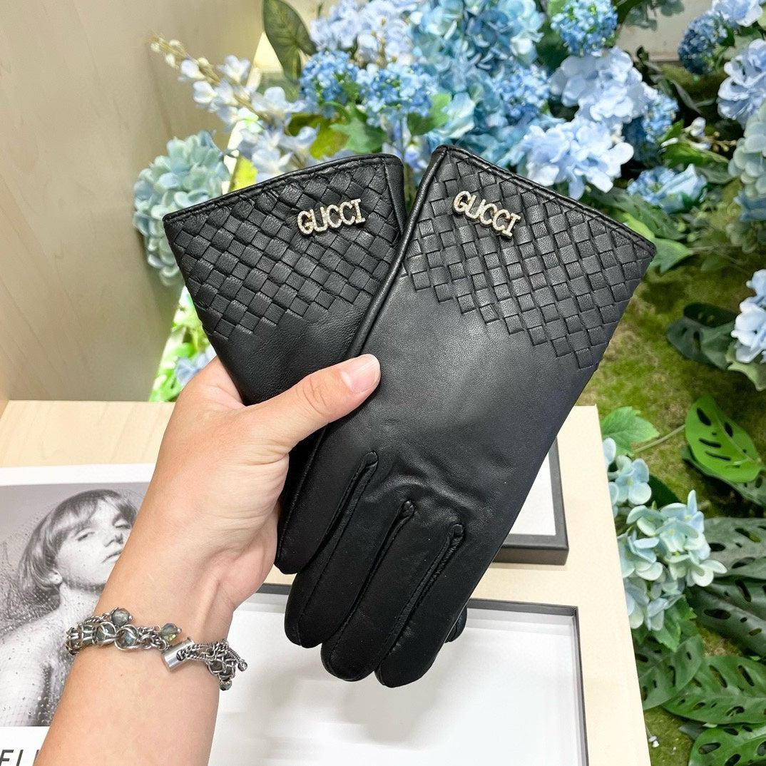 GLOVES IN BLACK SHEEPSKIN 456295 mysite