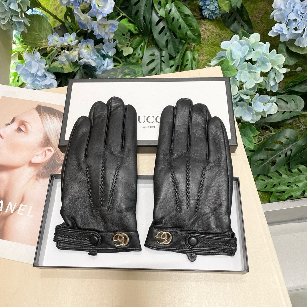 GLOVES IN BLACK SHEEPSKIN 458538 mysite