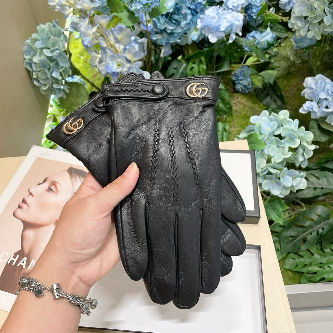 GLOVES IN BLACK SHEEPSKIN 458538 mysite