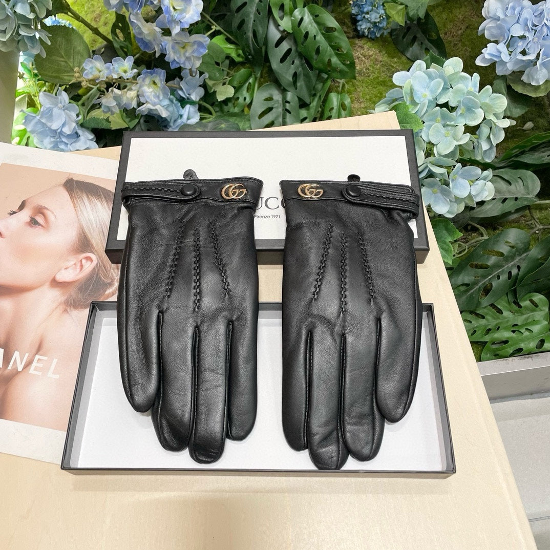 GLOVES IN BLACK SHEEPSKIN 458538 mysite