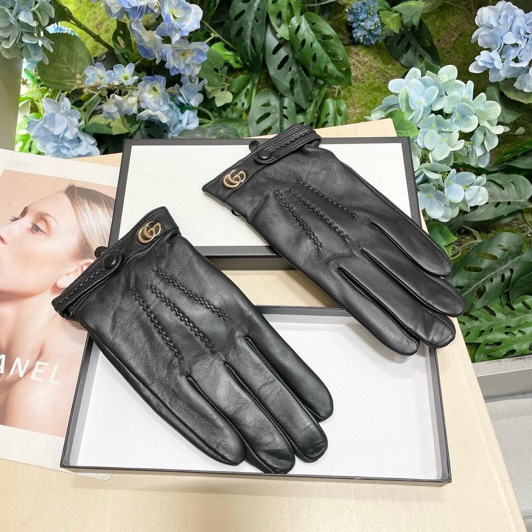 GLOVES IN BLACK SHEEPSKIN 458538 mysite