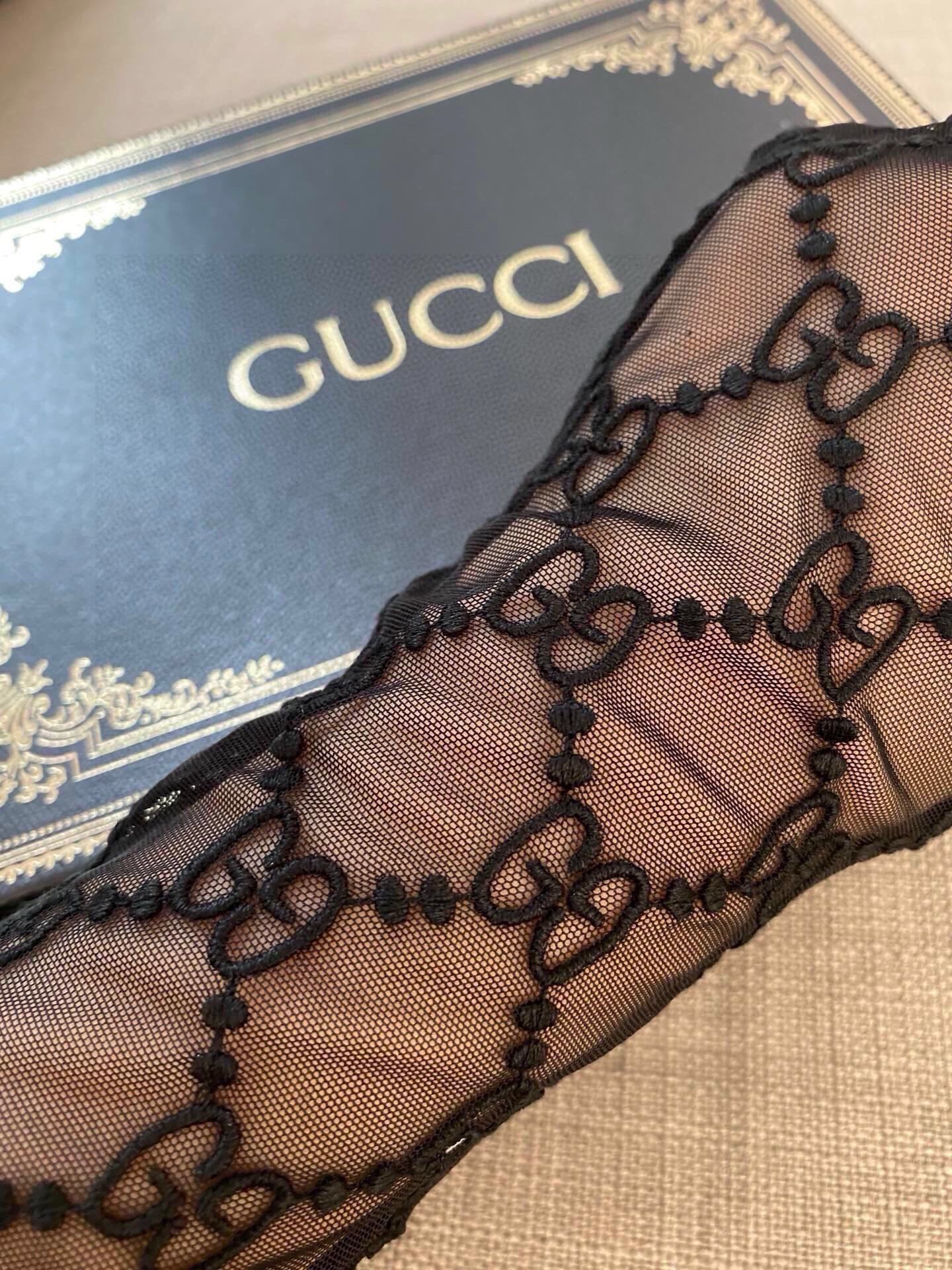 EMBROIDERED LACE MESH GLOVES BLACK 462433 mysite