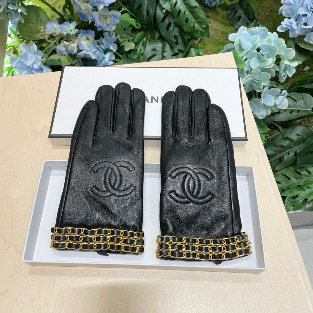 GLOVES IN BLACK LAMBSKIN 463822 mysite