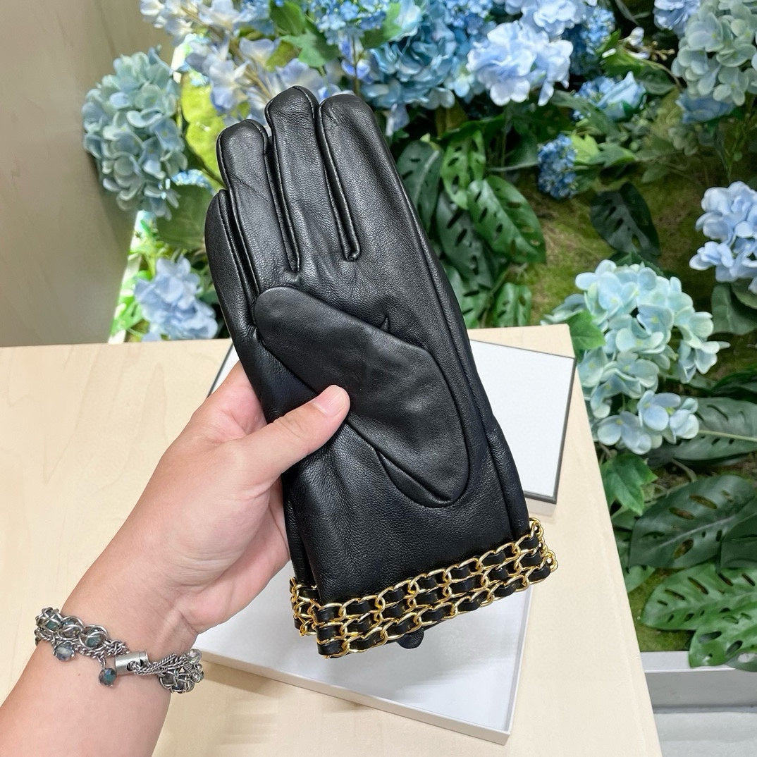 GLOVES IN BLACK LAMBSKIN 463822 mysite