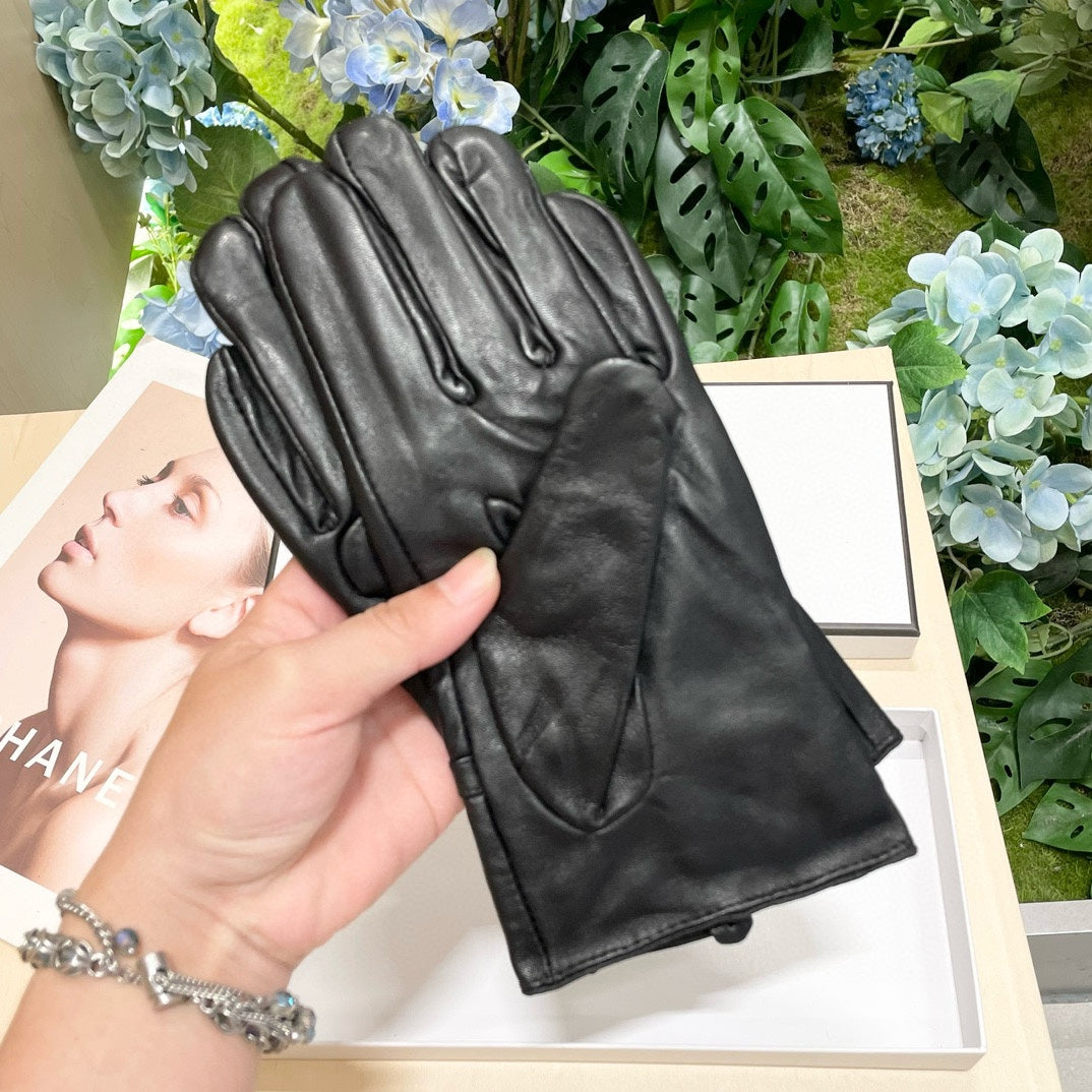 GLOVES IN BLACK LAMBSKIN 464978 mysite