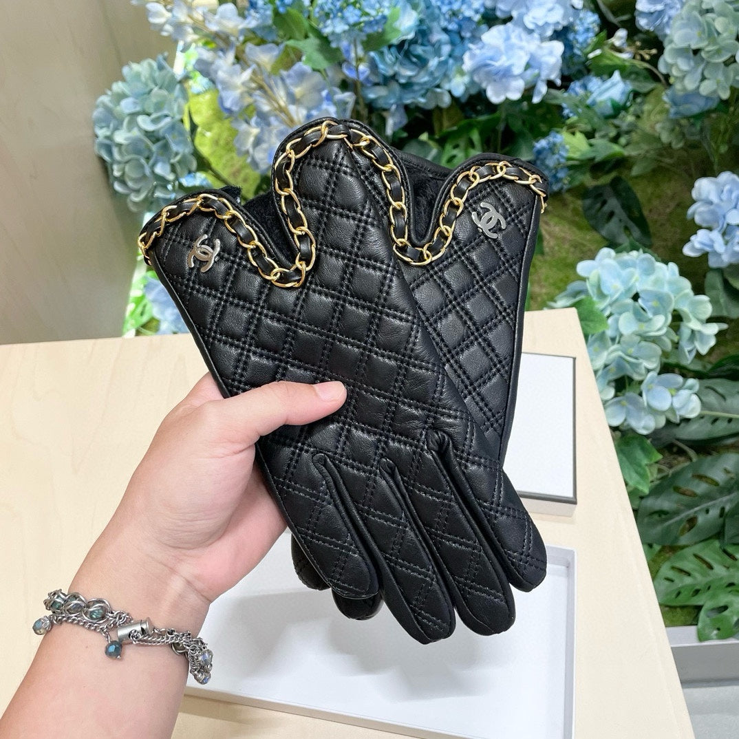 GLOVES IN BLACK LAMBSKIN 464979 mysite