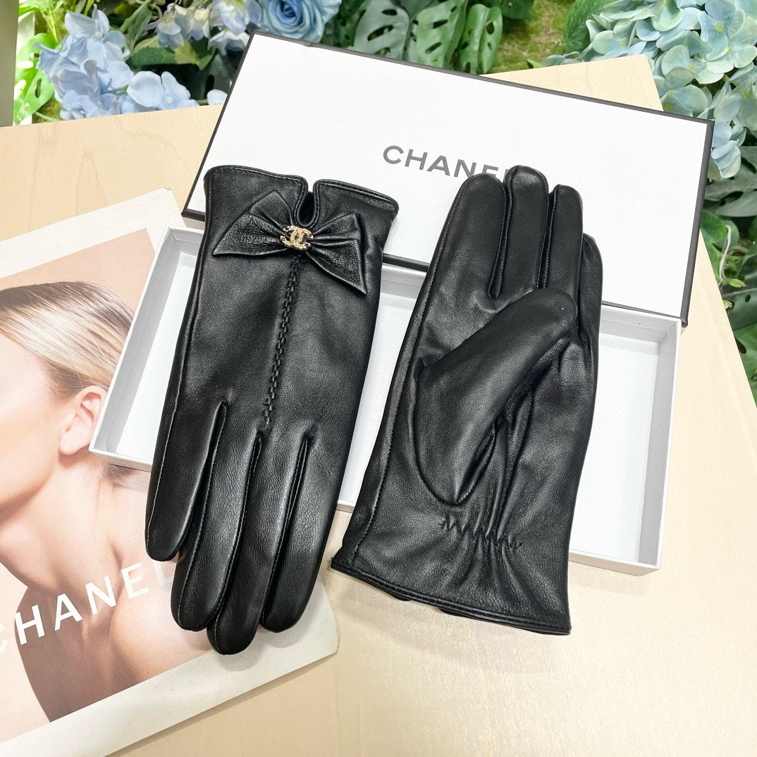 GLOVES IN BLACK LAMBSKIN 464983 mysite