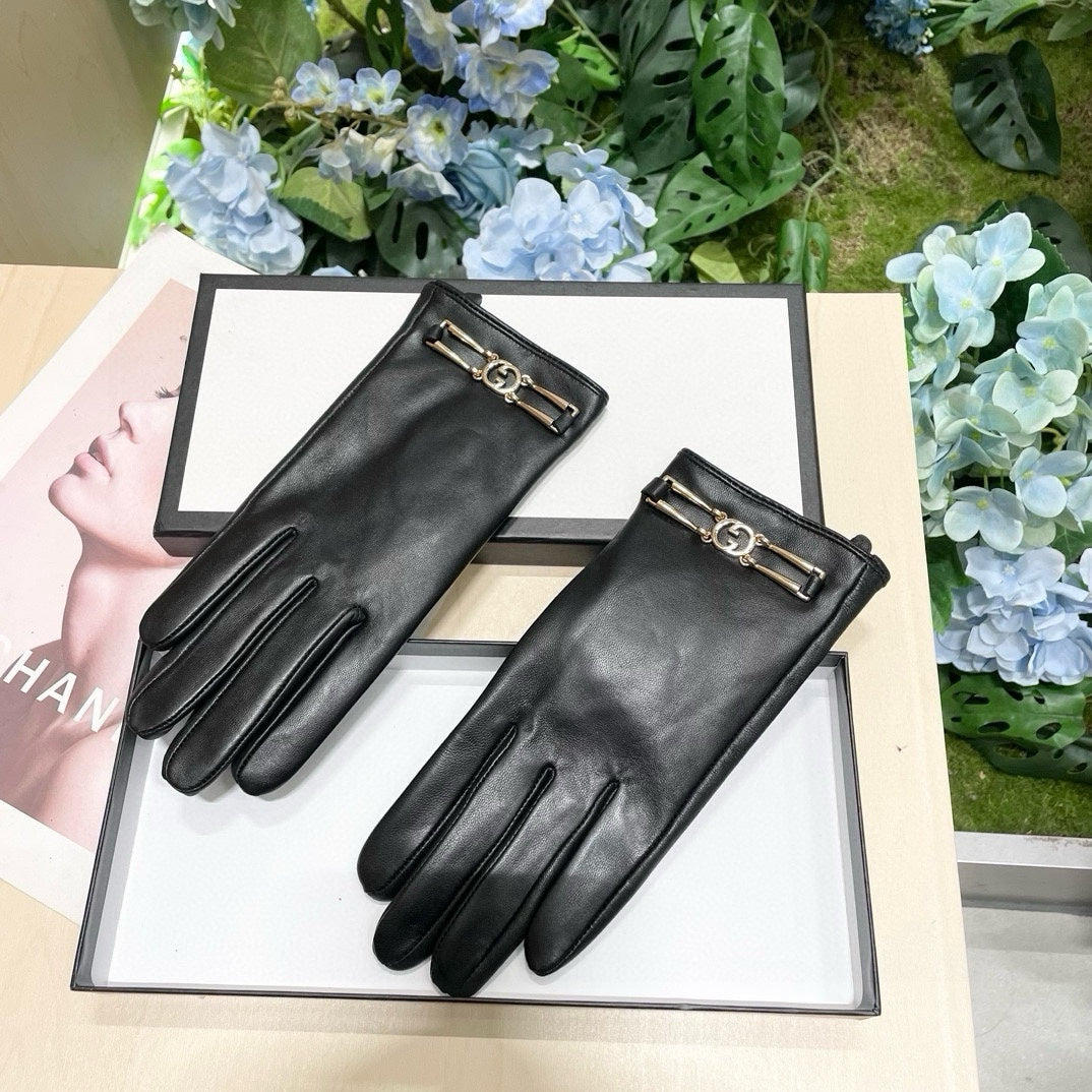 TOUCHSCREEN GLOVES IN BLACK LAMBSKIN 464986 mysite