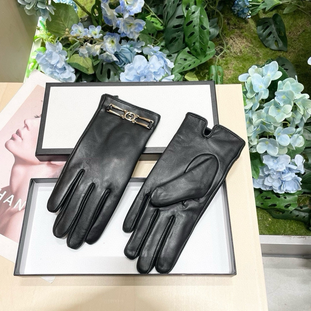 TOUCHSCREEN GLOVES IN BLACK LAMBSKIN 464986 mysite