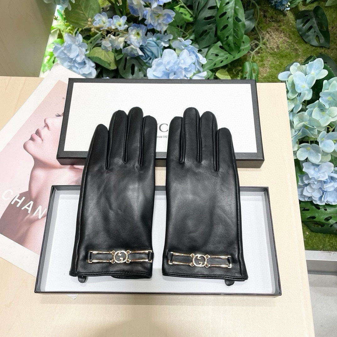 TOUCHSCREEN GLOVES IN BLACK LAMBSKIN 464986 mysite