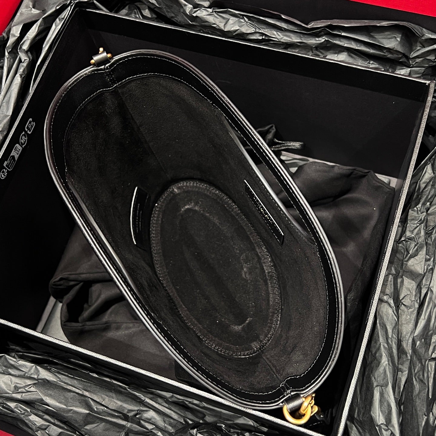 YSL Celia Mini Tote 29cm In Black Smooth Leather mysite