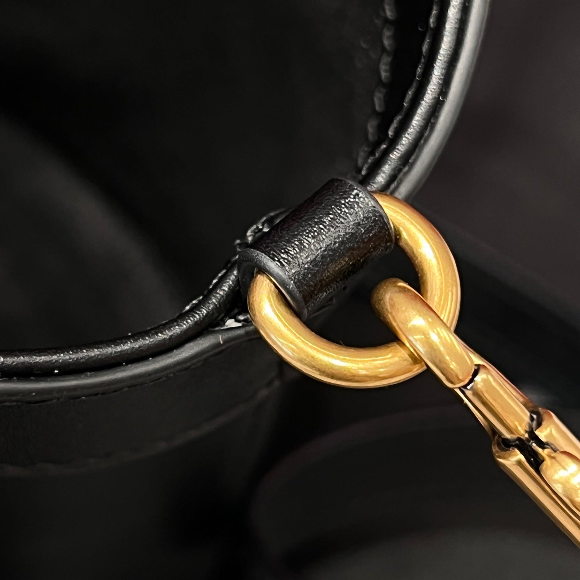 YSL Celia Mini Tote 29cm In Black Smooth Leather mysite