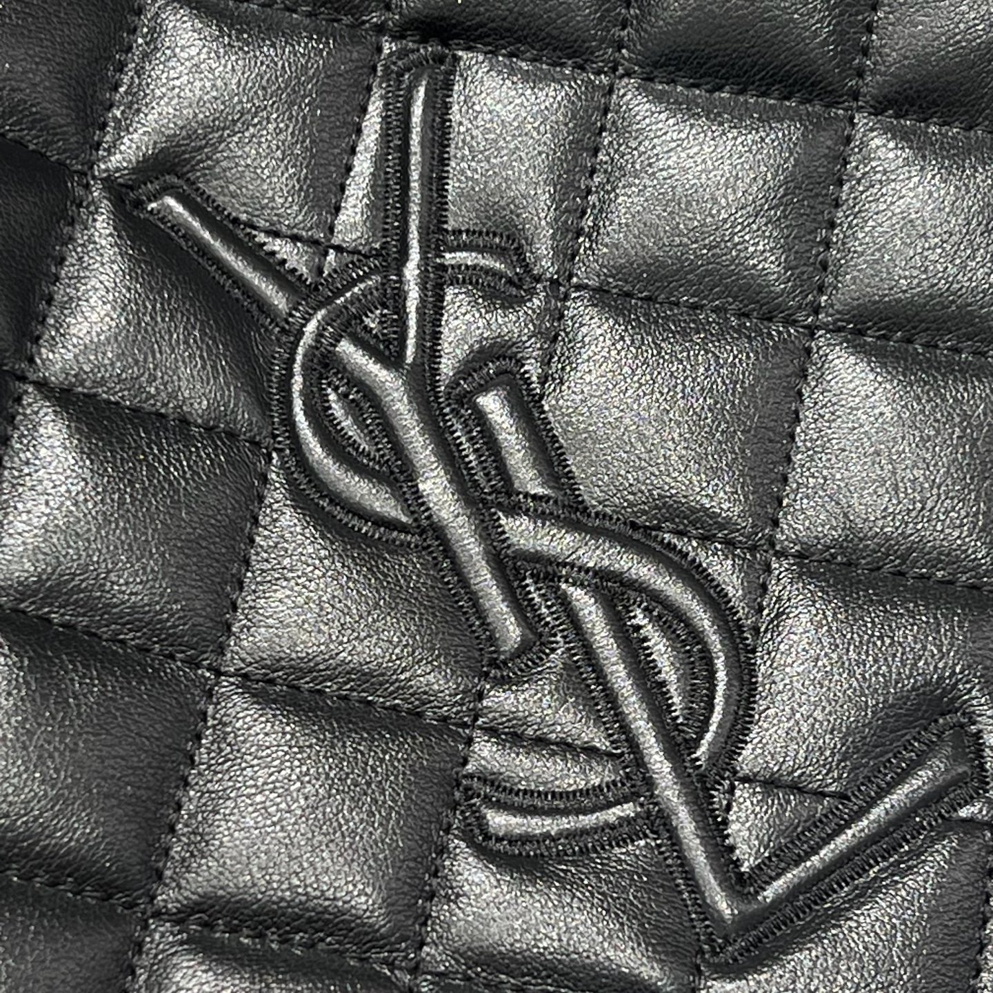 YSL bag 59cm Black Gold Calfskin mysite