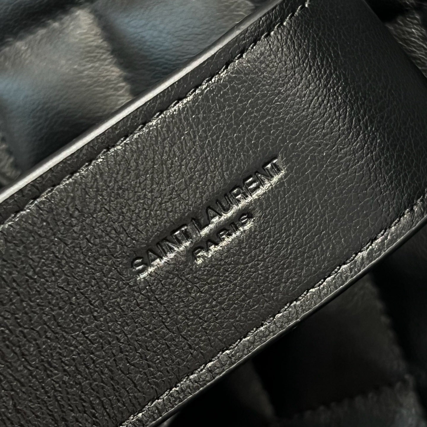 YSL bag 59cm Black Gold Calfskin mysite