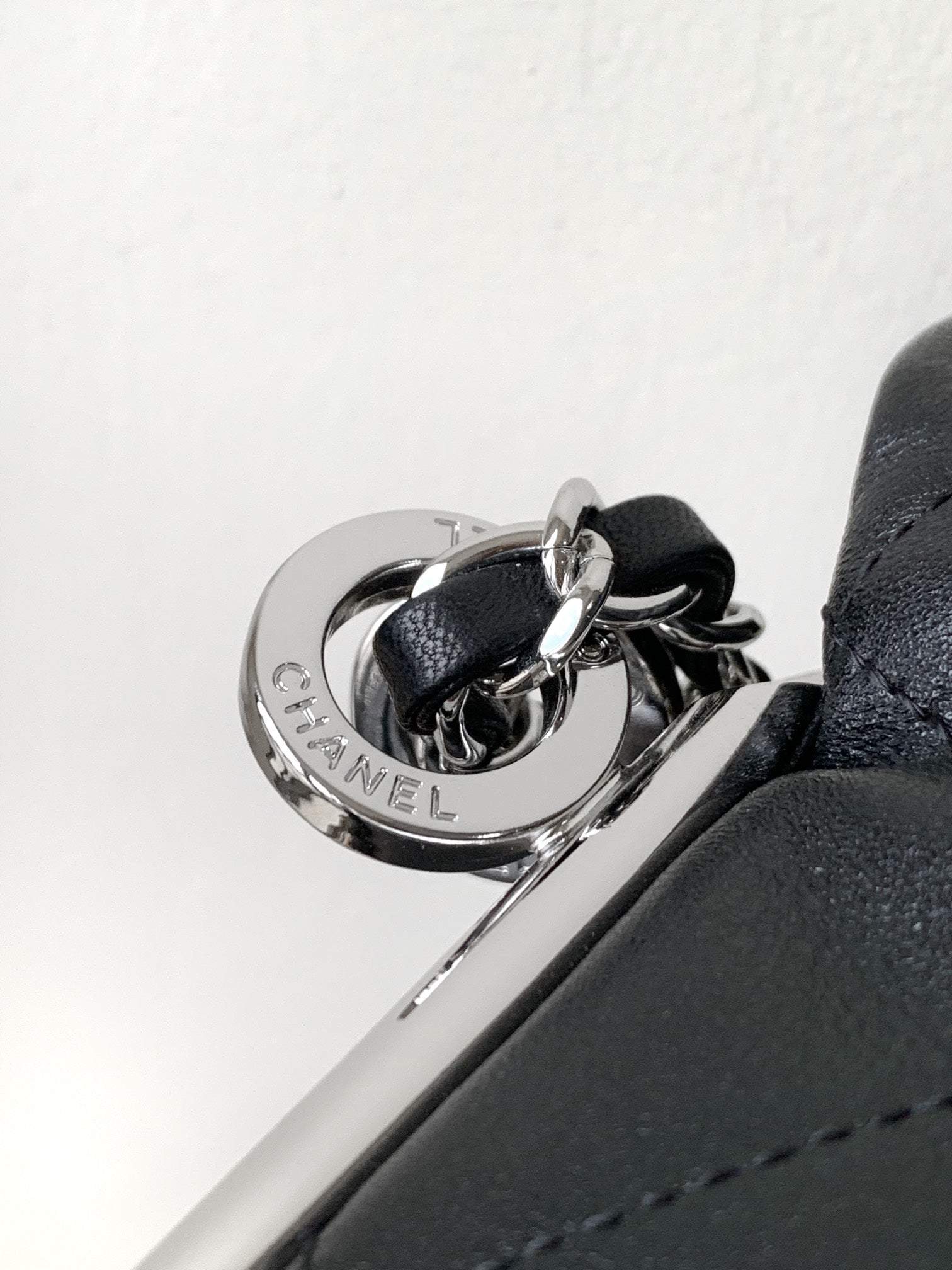 CC Vintage Hobo Bag 40cm Black Lambskin Silver Hardware mysite