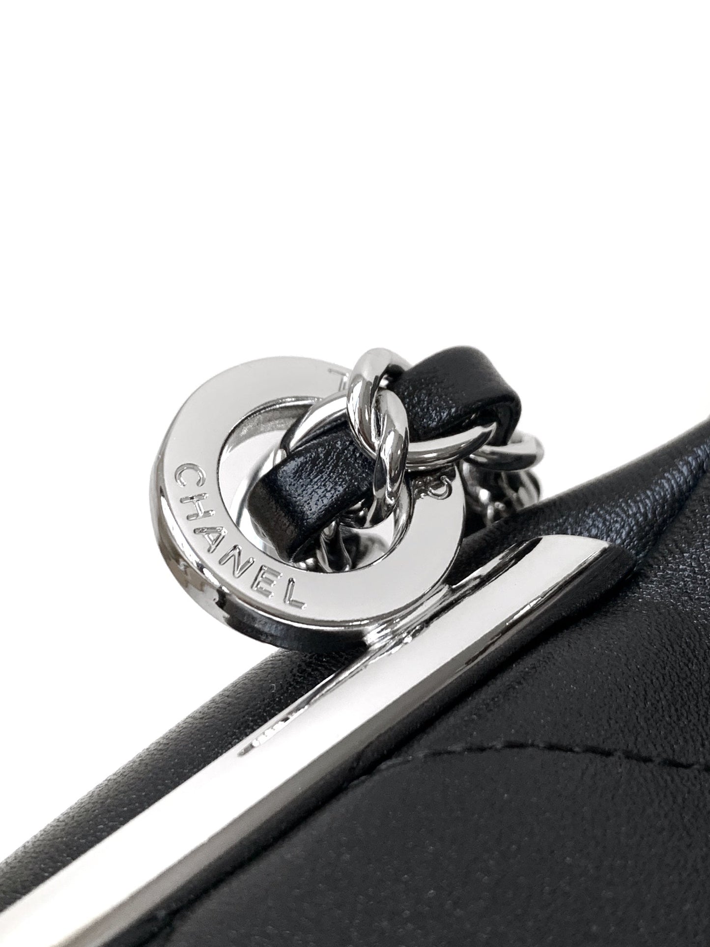 CC Vintage Hobo Bag 30cm Black Lambskin Silver Hardware mysite