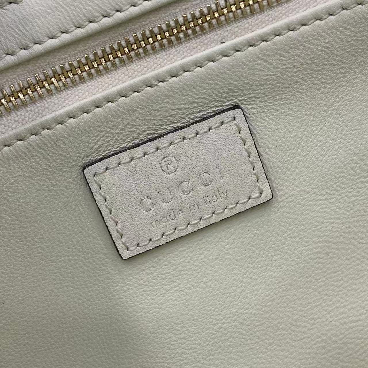 Gucci 25 Siena Bag 22.5cm White Gold Leather 292364 mysite