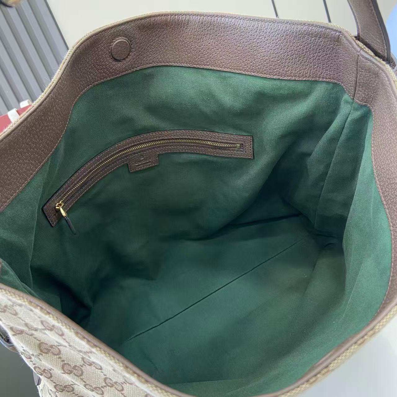 Gucci 25 Beatrix 40cm Handbag Beige mix Dark Brown Canvas Leather 292317 mysite