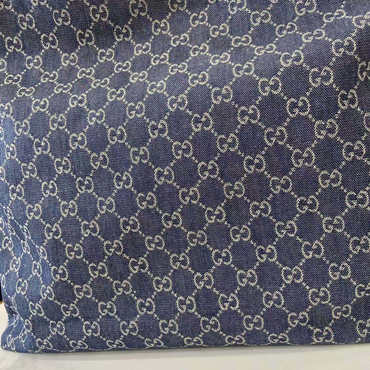 Gucci 25 Beatrix 40cm Handbag Navy Blue Denim Leather 292318 mysite