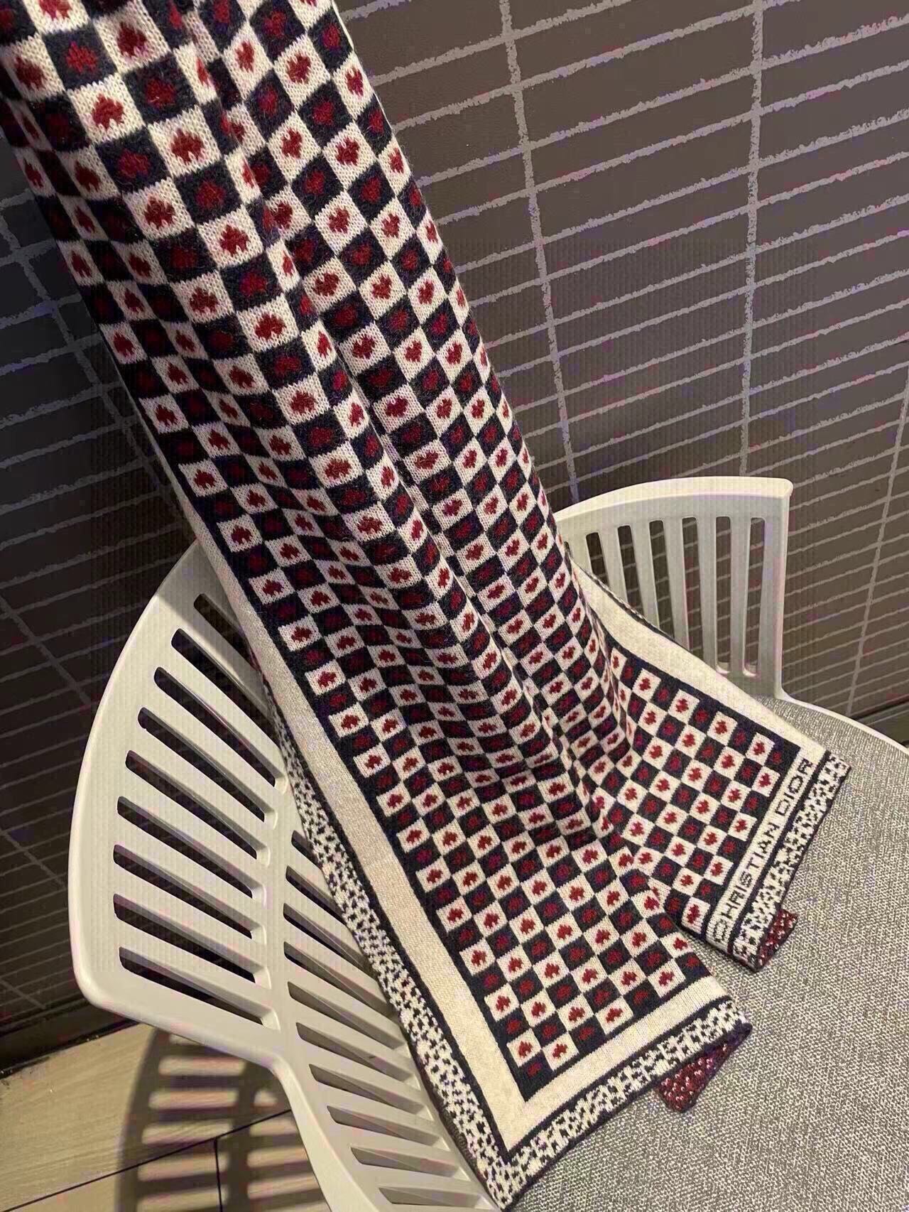 CLASSIC SCARF 180 CM IN COLORFUL WOOL 418256 mysite