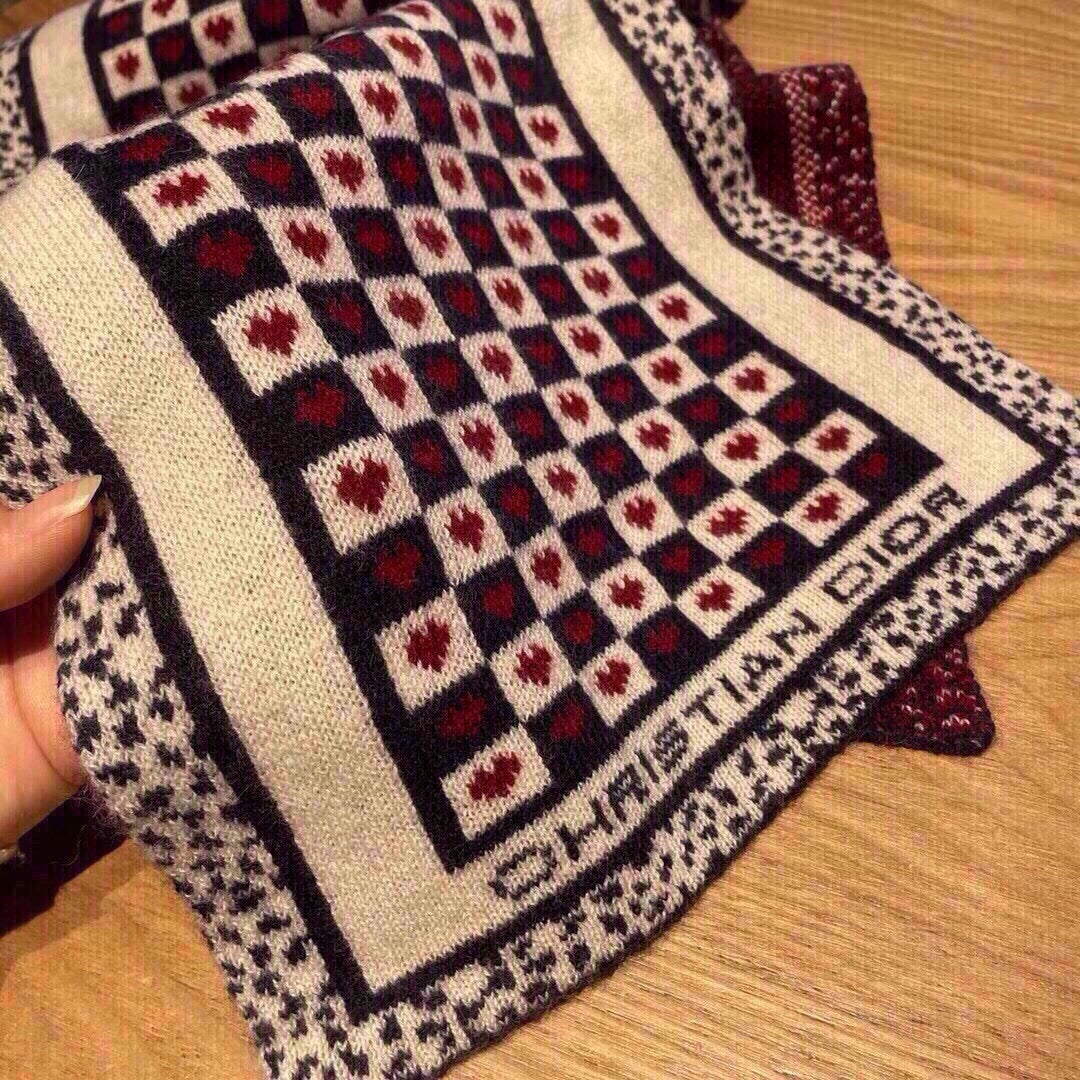 CLASSIC SCARF 180 CM IN COLORFUL WOOL 418256 mysite