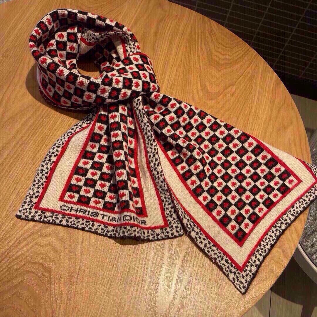 CLASSIC SCARF 180 CM IN COLORFUL WOOL 418257 mysite