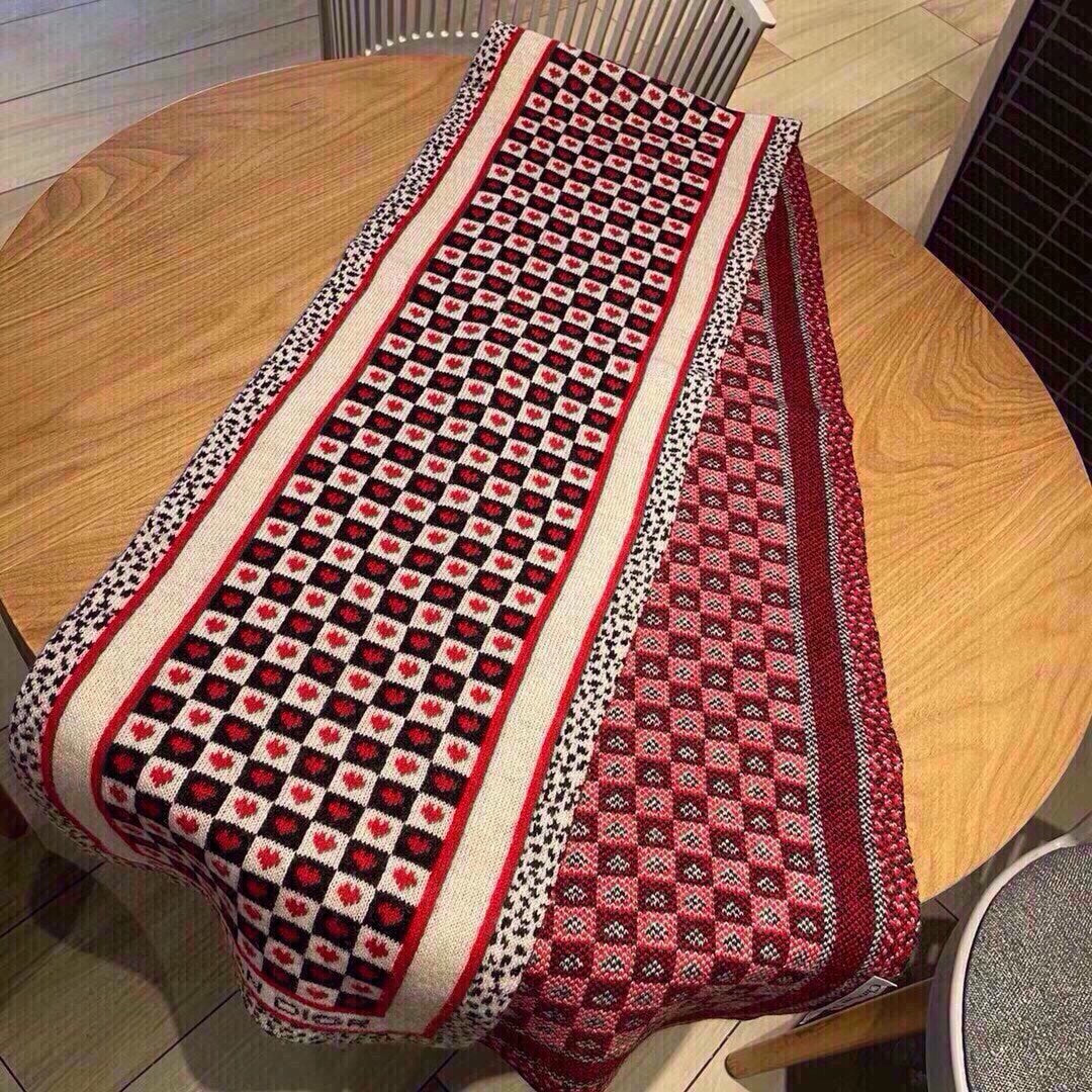 CLASSIC SCARF 180 CM IN COLORFUL WOOL 418257 mysite