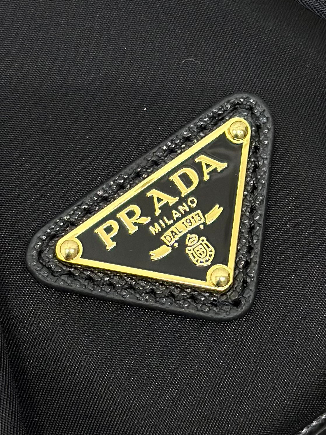 BUCKET BAG 19 IN BLACK RE-NYLON AND CALFSKIN HANDLE mysite