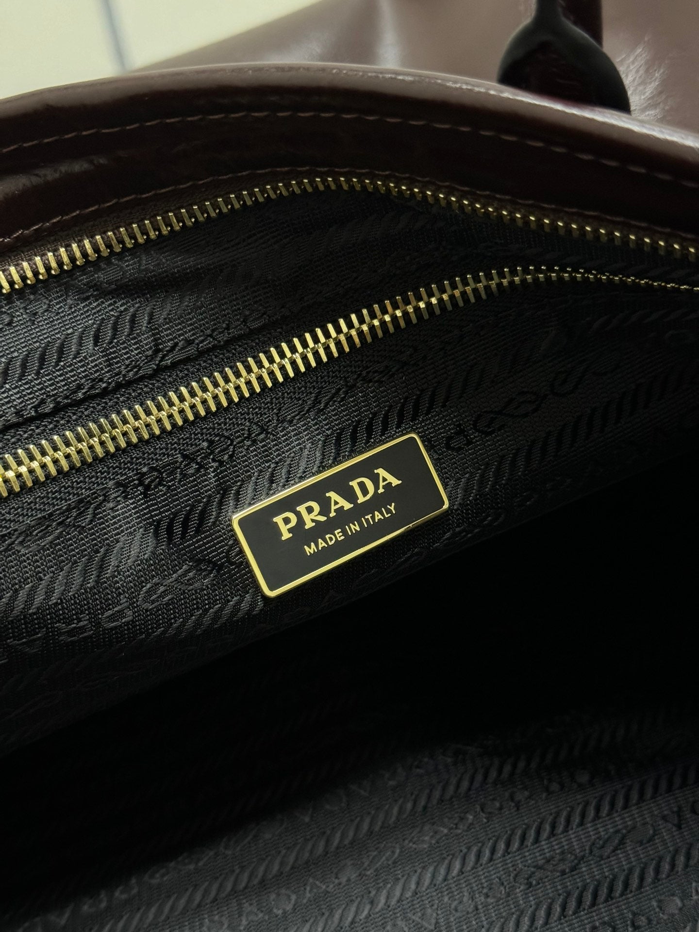 Prada Bonnie Extra-Large 42cm Dark Burdundy Calfskin mysite