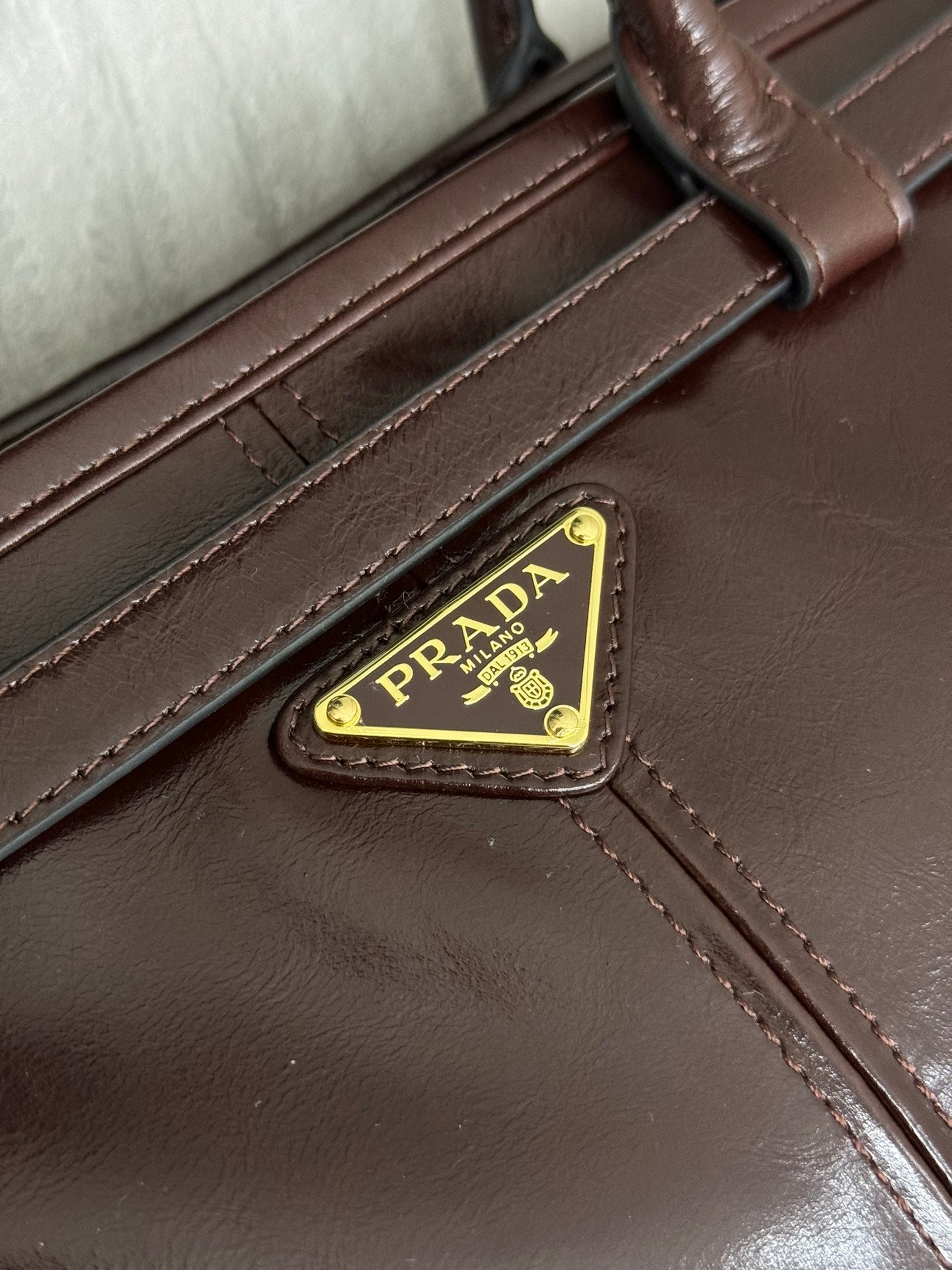 Prada Bonnie Extra-Large 42cm Dark Burdundy Calfskin mysite