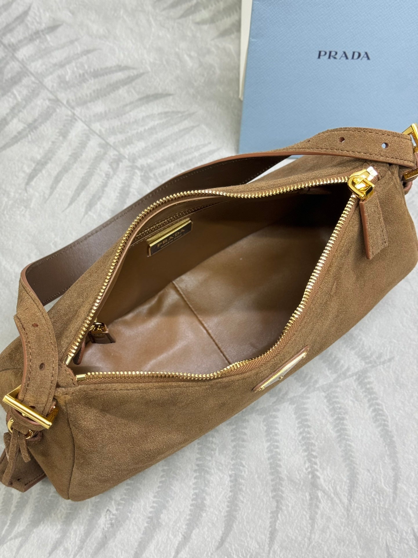 Pra Aimée Crossbodybag Brown Nubuck Leather mysite