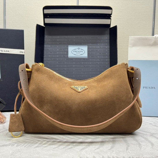 Pra Aimée Crossbodybag Brown Nubuck Leather mysite